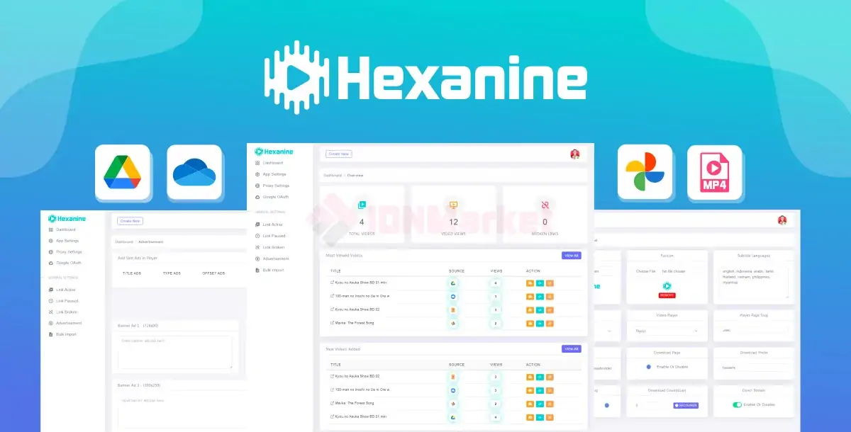 Hexanine - Video Player Google Drive